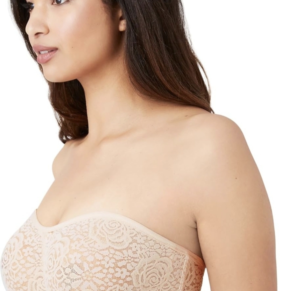 Wacoal Women's Halo Multi-way Strapless Bra Nude, Sz 38 D - Picture 2 of 7